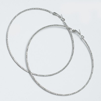 Серьги-кольца№16 8.5 см цена за 12 шт оптом.