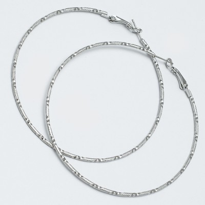 Серьги-кольца№15 7.5 см цена за 12 шт оптом.