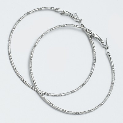 Серьги-кольца№14 6.5 см цена за 12 шт оптом.
