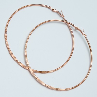 Серьги-кольца№48 6.5 см цена за 12 шт оптом.