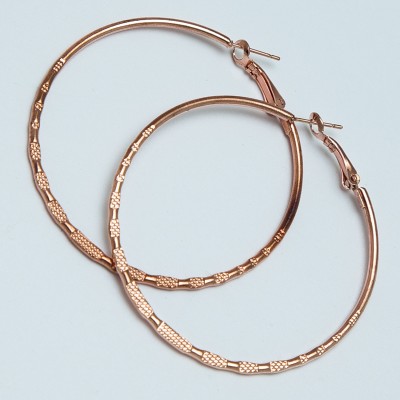 Серьги-кольца№50 4.5 см цена за 12 шт оптом.