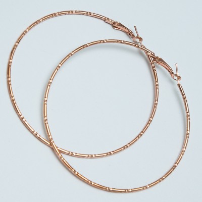 Серьги-кольца№57 5.5 см цена за 12 шт оптом.