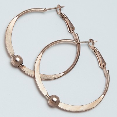 Серьги-кольца№64 4.5 см цена за 12 шт оптом.