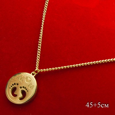 Цепочка Xuping№504 45 + 5 см позолота с кулоном недорого от производителя оптом.