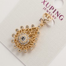 Кулон Xuping№702 ажурный с цирконами оптом.