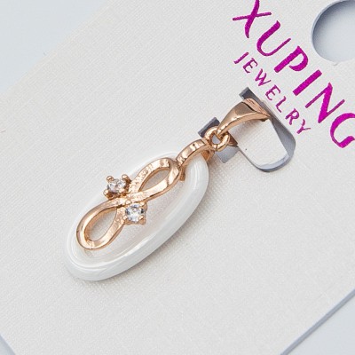 Кулон Xuping№981 с белой вставкой оптом.