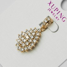 Кулон Xuping№1038 с камнями на основе под золото оптом.