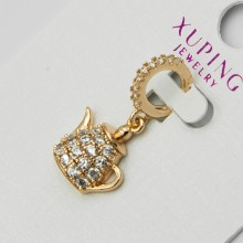Кулон Xuping№1045 чайник с цирконами оптом.