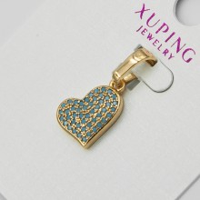 Кулон Xuping№1047 в виде сердечка оптом.