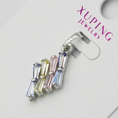 Кулон Xuping№1056 с камнями разного цвета оптом.