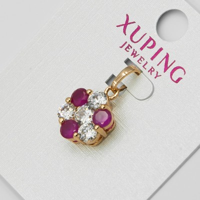 Кулон Xuping№1104 двухцветный с камнями оптом.