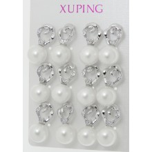 Гвоздики Xuping №11072 стильные под серебро купить ювелирную бижутерию Xuping  оптом.