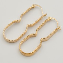 Серьги Xuping№1934 позолота оригинальной формы оптом.
