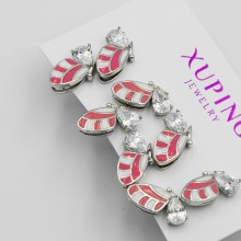 Гвоздики Xuping№2096 4 пары оригинальная бабочка оптом.