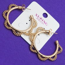 Серьги Xuping№662 интересный дизайн бижутерия Харьков оптом.