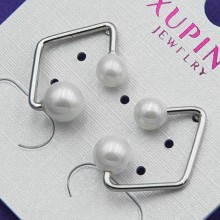 Серьги Xuping№911 с жемчугом оригинальные оптом.