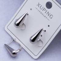 Сережки Xuping№346 h-13 мм срібна крапля оптом ксюпінг сережки в інтернет магазині позолотка