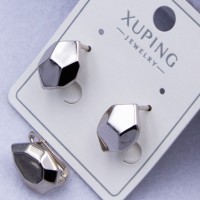 Сережки Xuping№342 15х10 мм геометричної форми оптом ксюпінг сережки в інтернет магазині позолотка