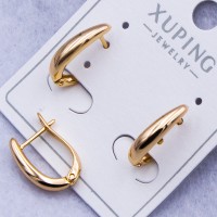 Сережки Xuping№312 h-15, d-3 мм мінімалізм під золото купити недорого медзолото від виробника біжутерика